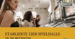 Etablierte 12er Spielhalle in Northeim zu verkaufen