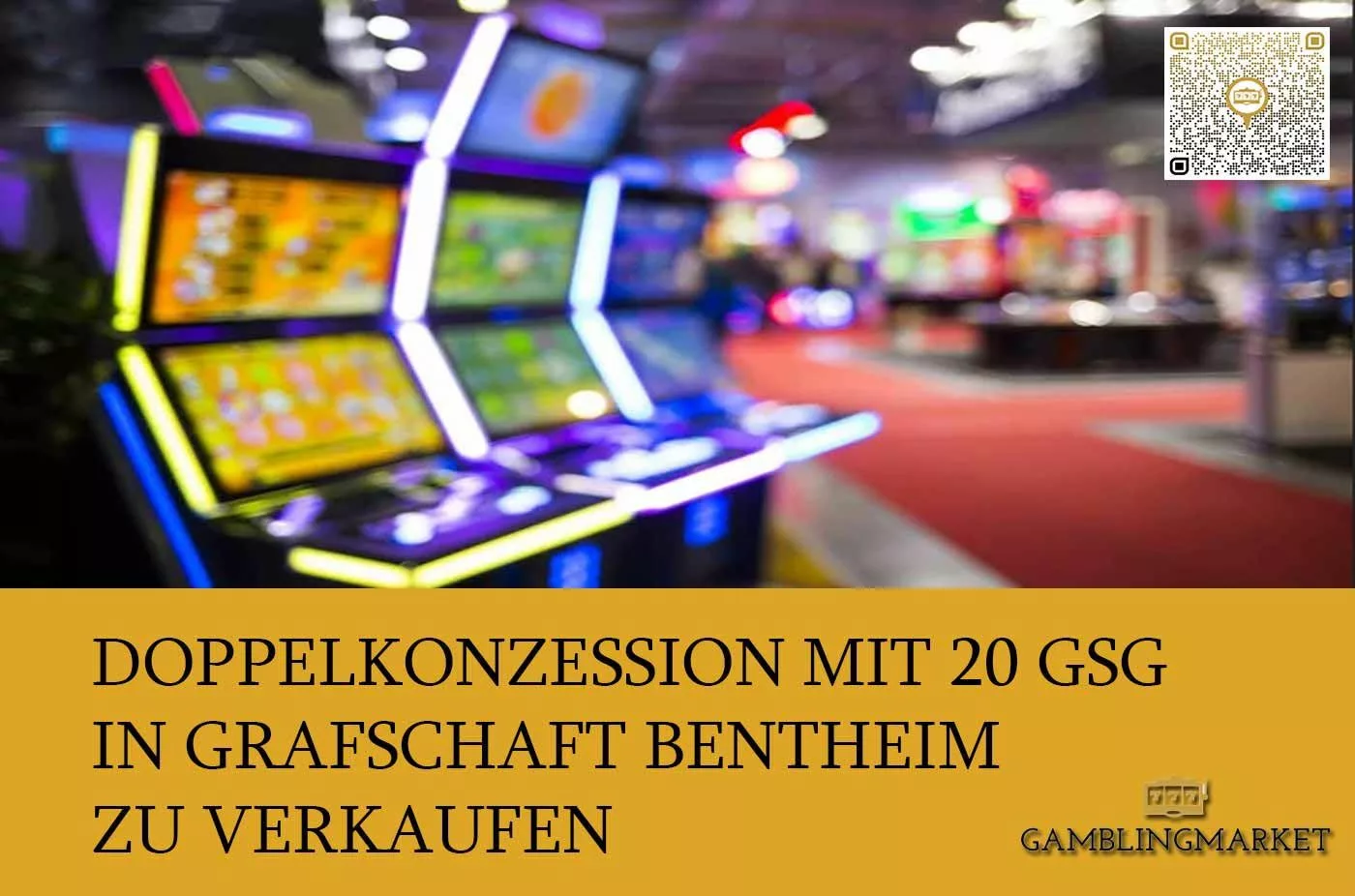 Doppelkonzession mit 20 GSG in Grafschaft Bentheim zu verkaufen