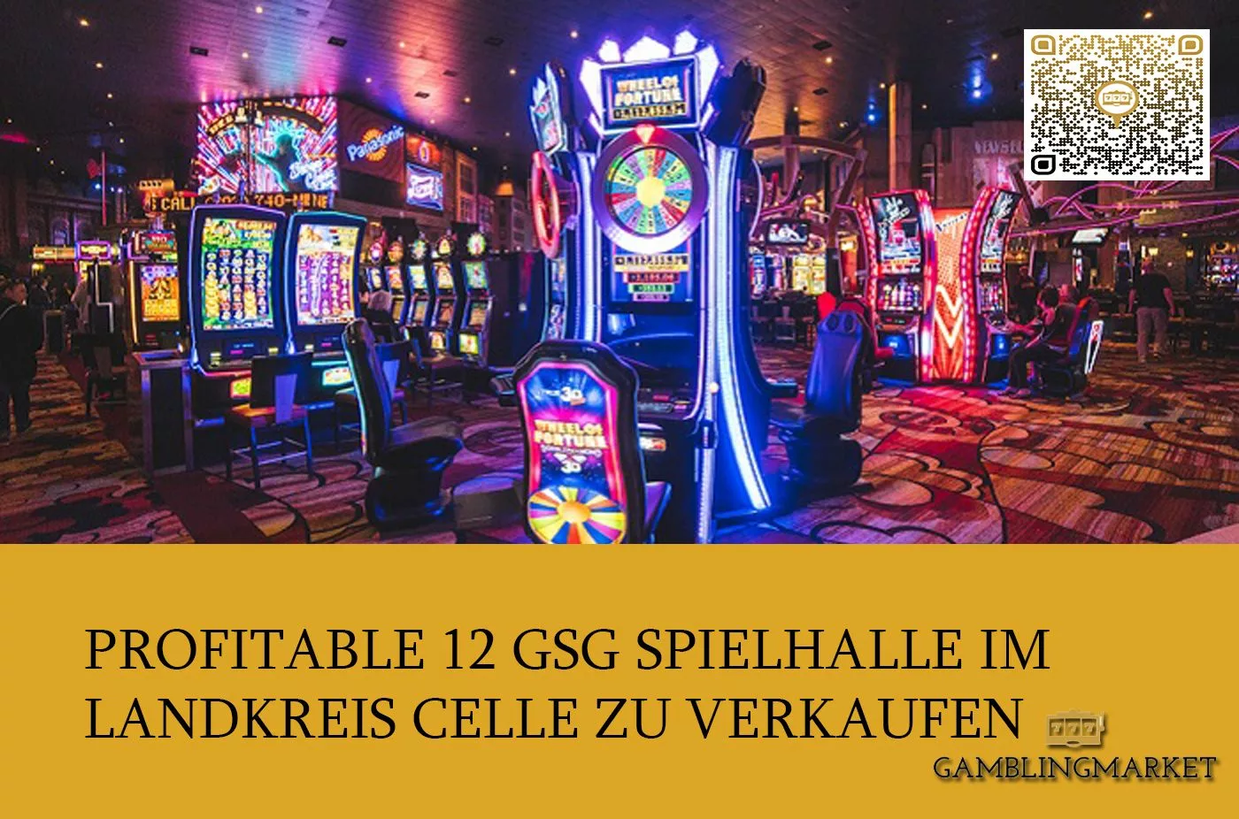 Profitable 12GSG Spielhalle im Landkreis Celle