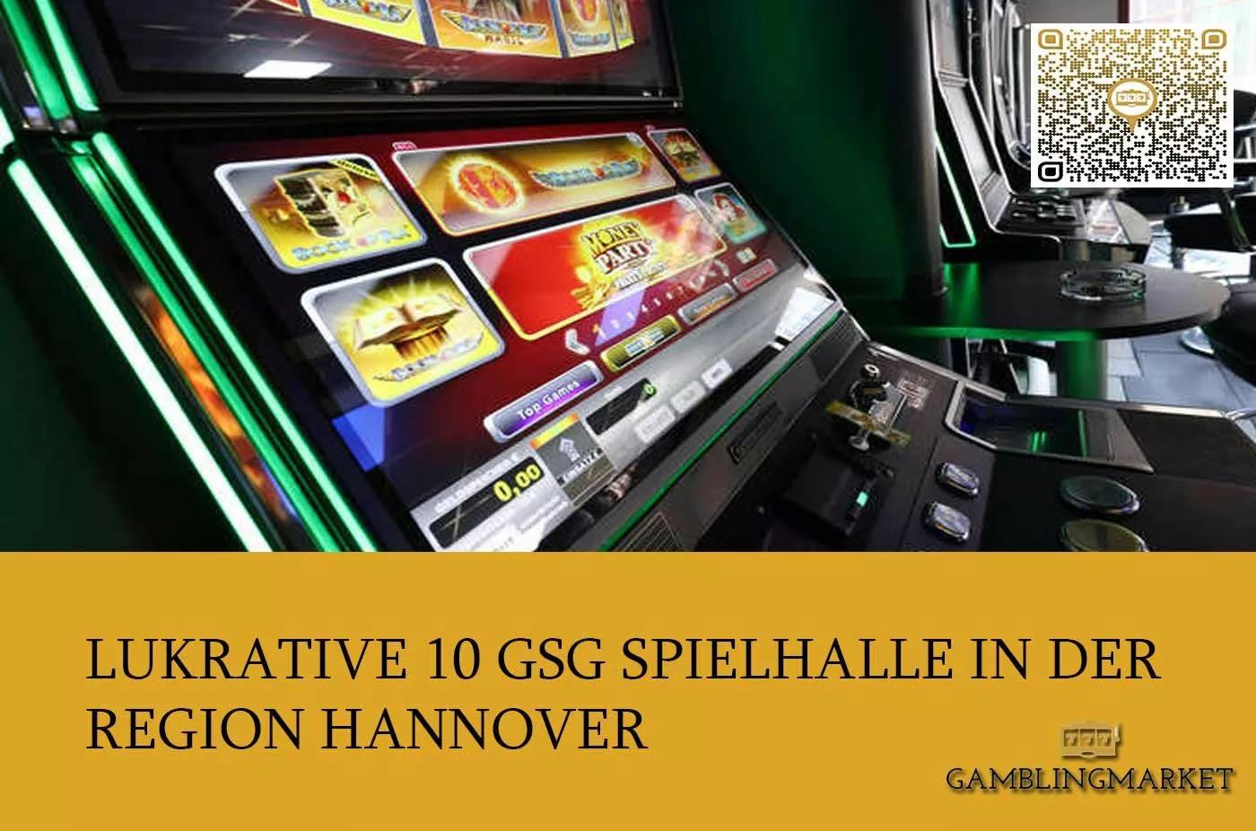 Lukrative 10GSG Spielhalle in der Region Hannover