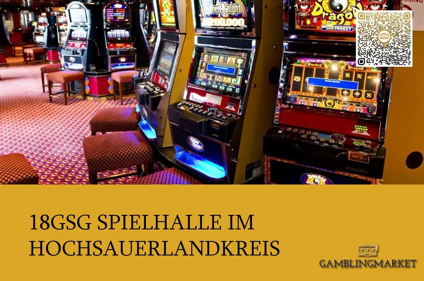 18 GSG Spielhalle im Hochsauerlandkreis zu verkaufen