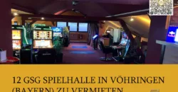 12 GSG Spielhalle in Vöhringen (Bayern) zu vermieten