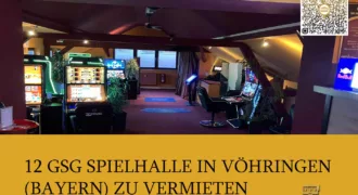 12 GSG Spielhalle in Vöhringen (Bayern) zu vermieten