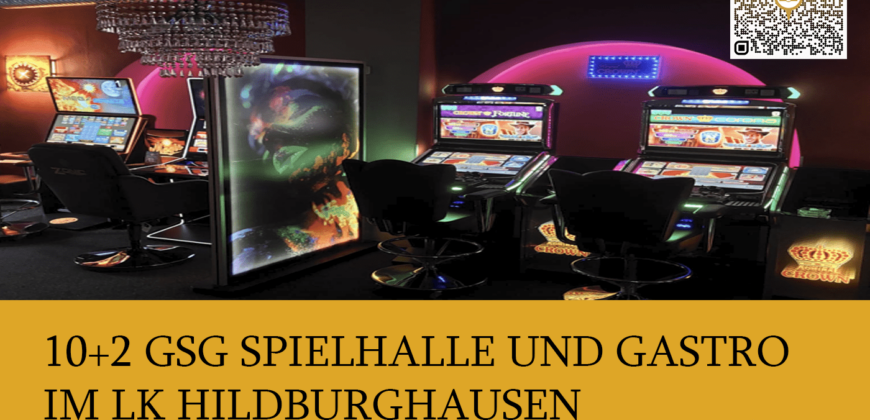 10+2 GSG Spielhalle und Gastro im LK Hildburghausen zu verkaufen