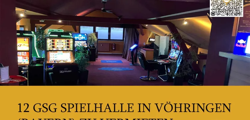 12 GSG Spielhalle in Vöhringen (Bayern) zu vermieten