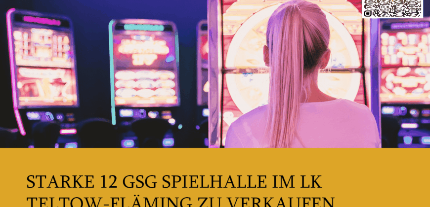 Starke 12 GSG Spielhalle im LK Teltow-Fläming zu verkaufen