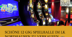Bieterverfahren! Schöne 12 GSG Spielhalle im LK Nordhausen zu verkaufen
