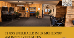 12 GSG Spielhalle im LK Mühldorf am Inn zu verkaufen
