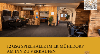 12 GSG Spielhalle im LK Mühldorf am Inn zu verkaufen